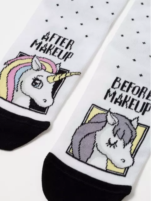 Хлопковые женские носки с рисунками happy (3 пары) 777 ассорти, 18С-227СП, 36-39 (23-25), CONTE ELEGANT,  - 14