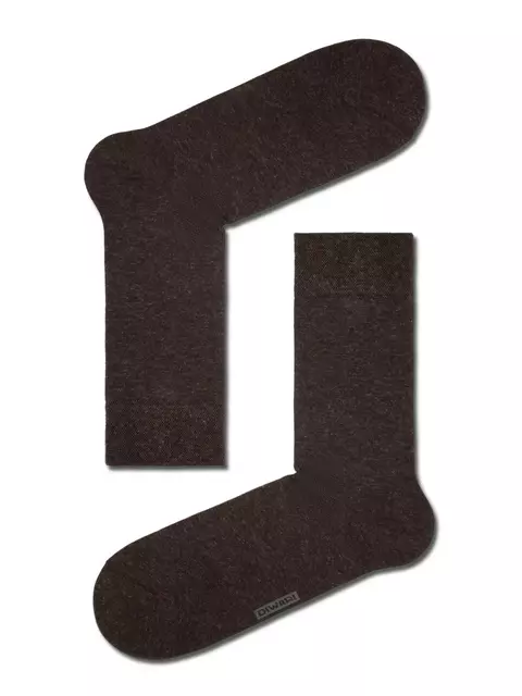 Носки мужские (кашемир) comfort diwari 000 темно-коричневый, 15С-66СП, 44-45 (29), DIWARI,  - 1