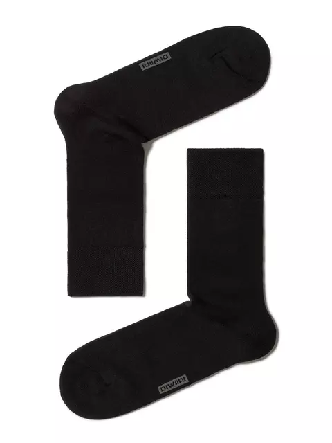 Теплые махровые мужские носки diwari comfort 000 черный, 7С-24СП, 40-41 (25), DIWARI,  - 1