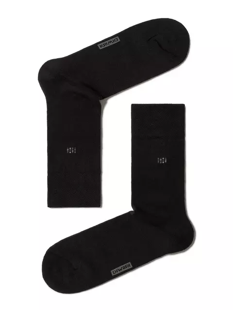 Носки мужские diwari comfort (махровые) 017 черный, 7С-24СП, 44-45 (29), DIWARI,  - 1