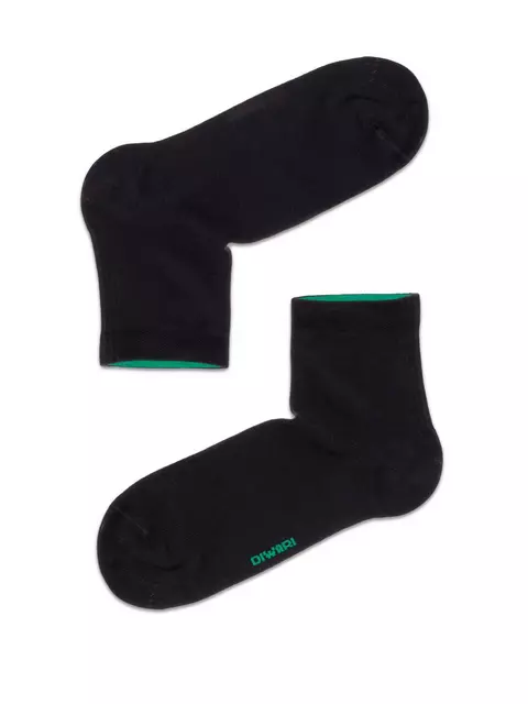 Короткие мужские носки diwari active из мягкого хлопка 148 черный, 20С-138СП, 42-43 (27), DIWARI,  - 1