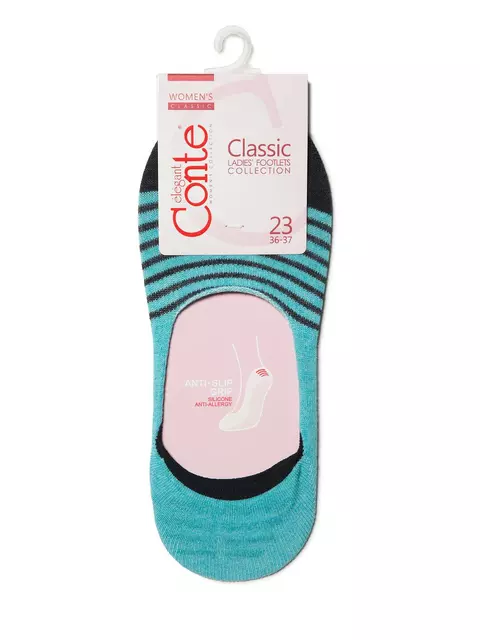 Подследники женские conte classic 094 бирюза, , 38-39 (25), CONTE ELEGANT, - 3