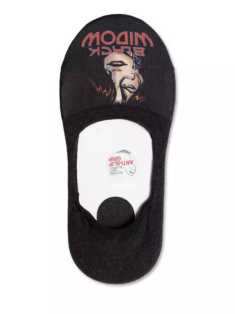 Подследники женские хлопковые с героями ©marvel 219 черный, 20С-28СПМ, 36-37 (23), CONTE ELEGANT,  - 2