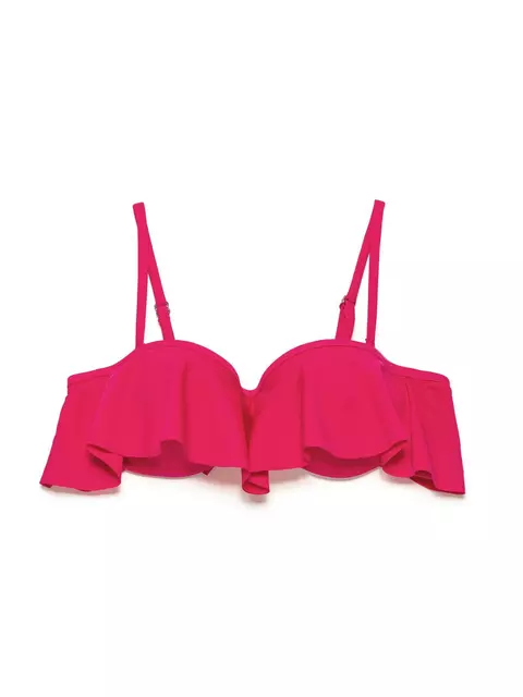 Бюстгалтер купальный женский лиф-балконет с воланами milly, MILLY, 70(A), ESLI,  - 5