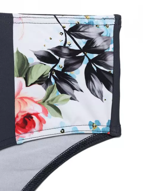 Трусы купальные с высокой посадкой ingrid 0417 графит, INGRID, 110/3XL, ESLI,  - 3