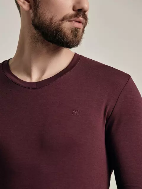 Джемпер мужской diwari md 696 dark bordo, , 182,188-112/3XL, DIWARI, - 3