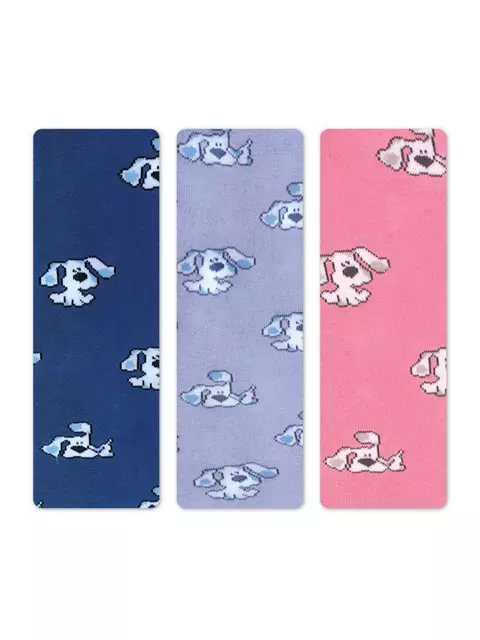 Детские колготки sof-tiki (махровые внутри) с рисунками 193 бледно-фиолетовый, 7С-38СП, 62-74 (12), CONTE-KIDS,  - 2