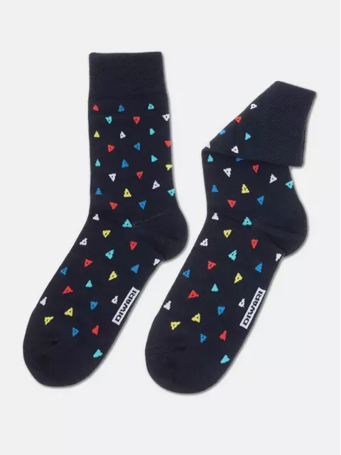 Хлопковые мужские носки diwari с рисунками (3 пары в коробке) 776, 20С-37СП, 42-43 (27), DIWARI,  - 3