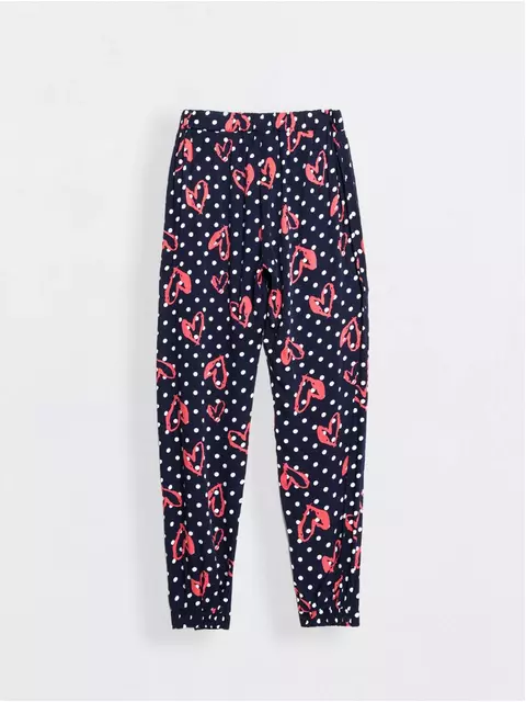 Брюки для девочек pois navy, 16С-135ДТСП, 128-68-60, CONTE ELEGANT,  - 3