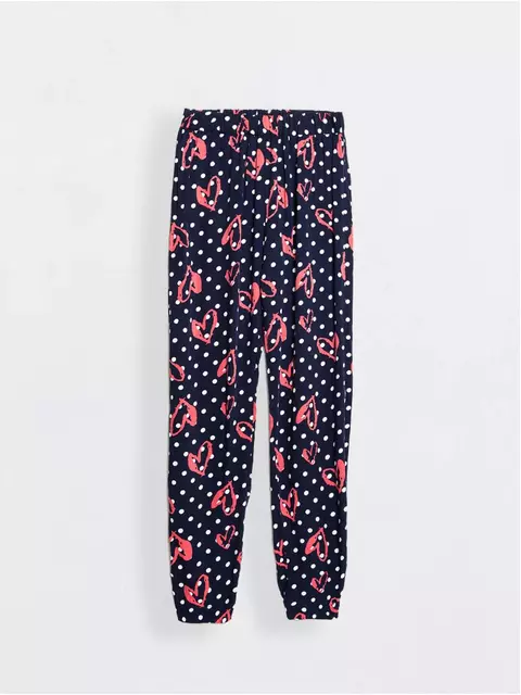 Брюки для девочек pois navy, 16С-135ДТСП, 128-68-60, CONTE ELEGANT,  - 4