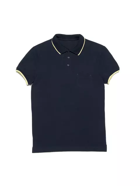 Футболка-поло с контрастной отделкой diwari md 944 patriot blue, 18С-720ТСП, 182-92/S, DIWARI,  - 5