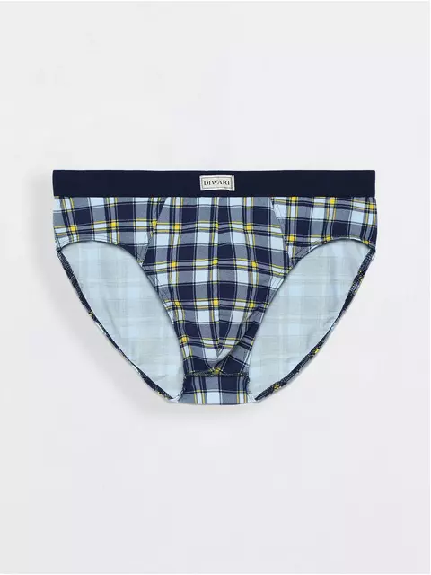 Трусы мужские diwari shape slip msl 815 (в коробке) royal blue-yellow, 18С-502ТСП, 78,82/S, DIWARI,  - 2