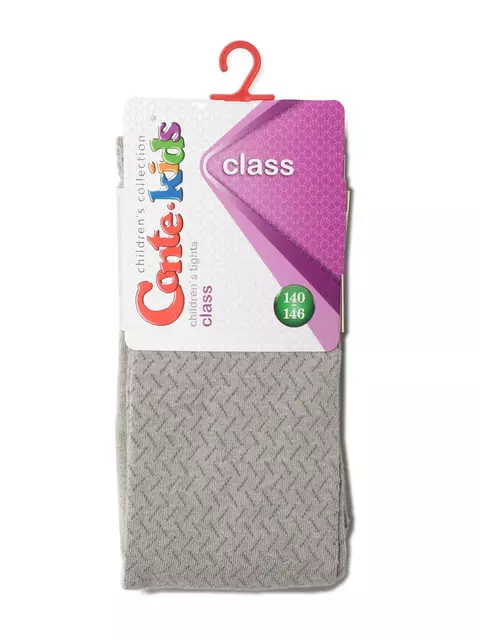 Колготки детские class 300 светло-серый, 7С-31СП, 150-152 (22), CONTE-KIDS,  - 2