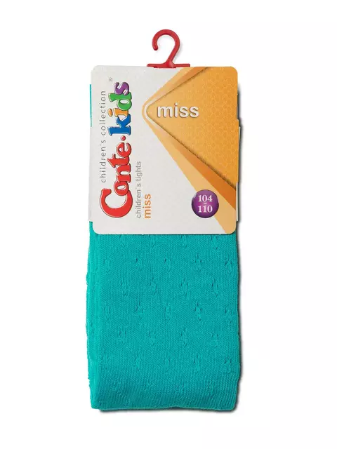 Колготки детские conte-kids miss 404 бирюза, 7С-80СП, 104-110 (16), CONTE-KIDS,  - 2