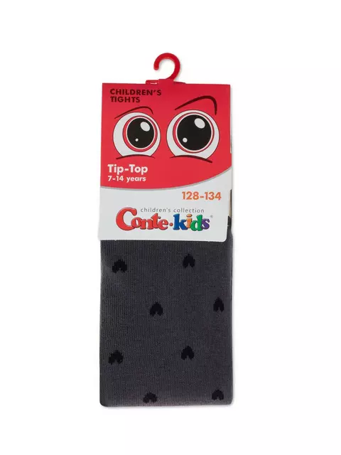 Колготки детские conte-kids tip-top 574 темно-серый, 4С-04СП, 140-146 (22), CONTE-KIDS,  - 2