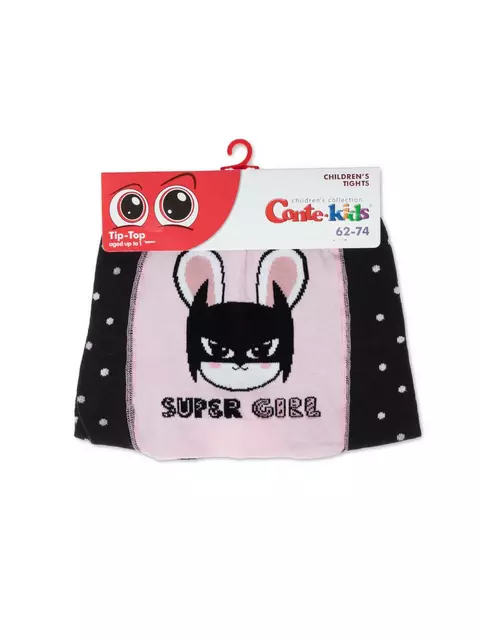 Колготки детские conte-kids tip-top 582 черный, 4С-01СП, 80-86 (14), CONTE-KIDS,  - 2