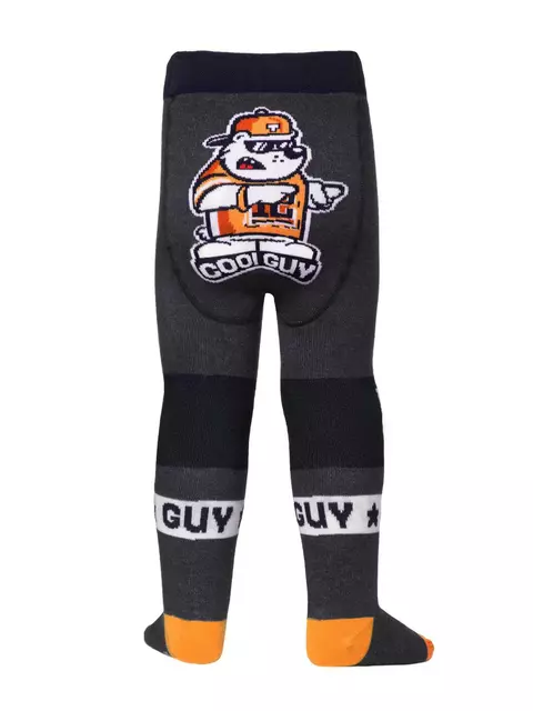 Детские колготки tip-top 496 темно-серый, 4С-01СП, 62-74 (12), CONTE-KIDS,  - 2