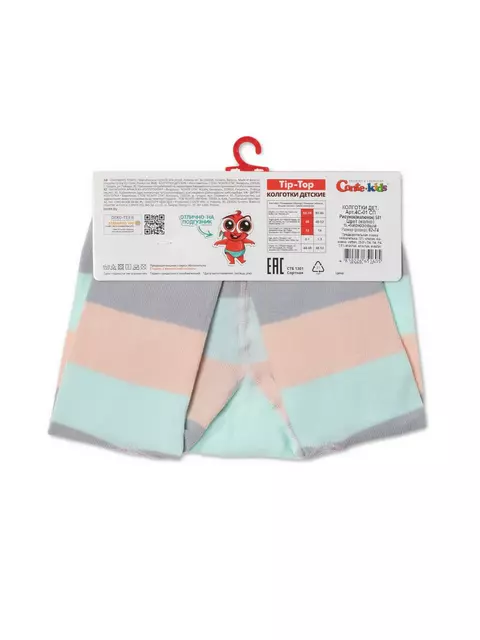 Колготки детские conte-kids tip-top 581 бл.бирюзовый, 4С-01СП, 80-86 (14), CONTE-KIDS,  - 4