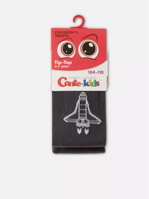 Колготки детские conte-kids tip-top 569 темно-серый, 4С-02СП, 92-98 (14), CONTE-KIDS,  - 2