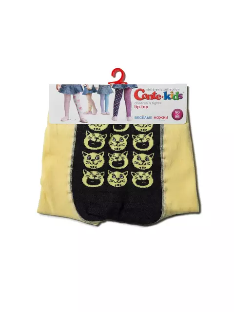 Колготки детские tip-top (весёлые ножки) 477 светло-желтый, 14С-79СП, 80-86 (14), CONTE-KIDS,  - 3