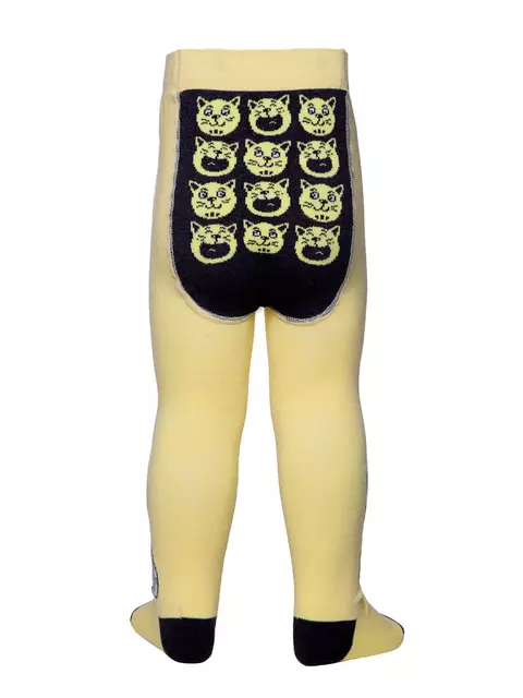Колготки детские tip-top (весёлые ножки) 477 светло-желтый, 14С-79СП, 104-110 (16), CONTE-KIDS,  - 1