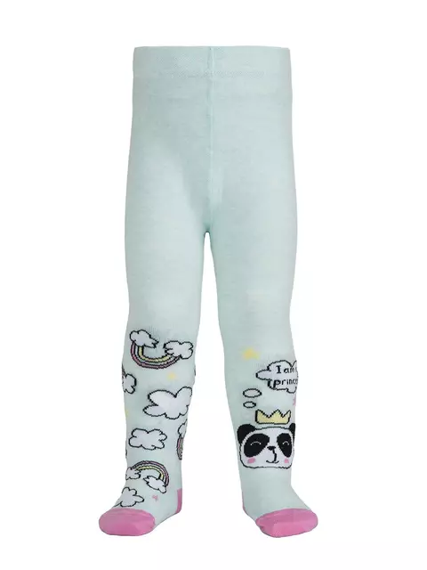 Колготки детские tip-top (весёлые ножки) 482 бледно-бирюзовый, 14С-79СП, 92-98 (14), CONTE-KIDS,  - 2