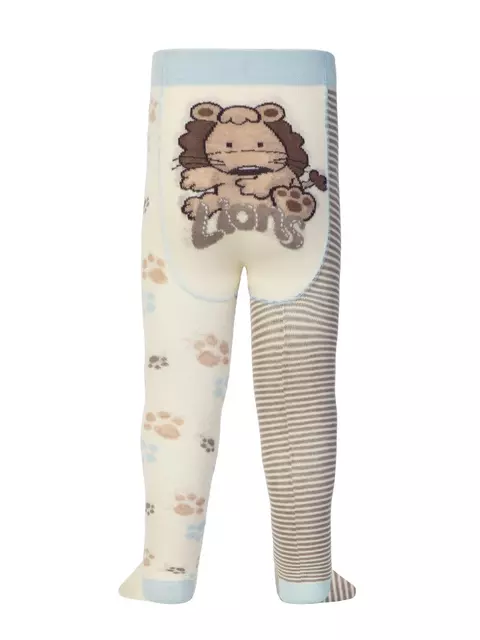 Колготки детские tip-top (весёлые ножки) 356 капучино-серый, 14С-79СП, 62-74 (12), CONTE-KIDS,  - 2