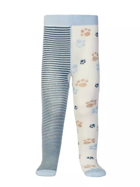 Колготки детские tip-top (весёлые ножки) 356 молочный-джинс, 14С-79СП, 62-74 (12), CONTE-KIDS,  - 2