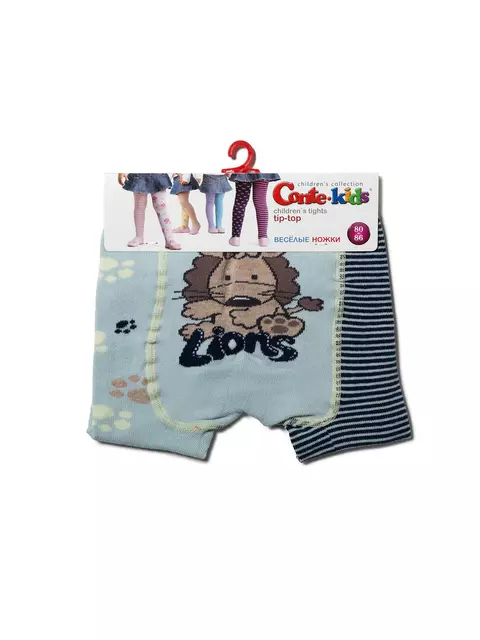 Колготки детские tip-top (весёлые ножки) 356 светло-голубой-темно-синий, 14С-79СП, 80-86 (14), CONTE-KIDS,  - 3