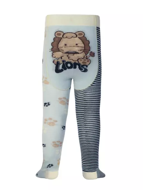 Колготки детские tip-top (весёлые ножки) 356 светло-голубой-темно-синий, 14С-79СП, 80-86 (14), CONTE-KIDS,  - 2