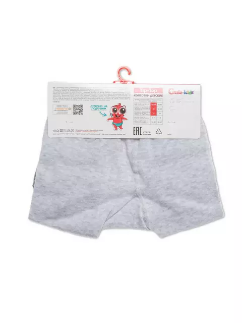 Колготки детские conte-kids tip-top (мордашки) 571 серый, 17С-60СП, 62-74 (12), CONTE-KIDS,  - 3