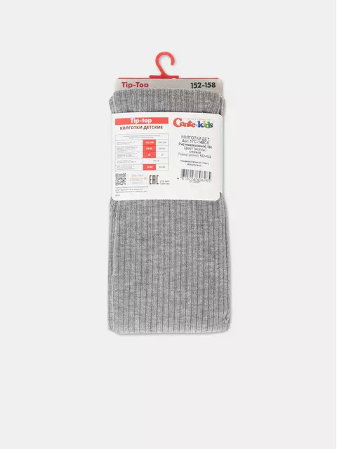 Колготки подростковые tip-top 566 серый, 17С-149СП, 152-158 (23), CONTE-KIDS,  - 3