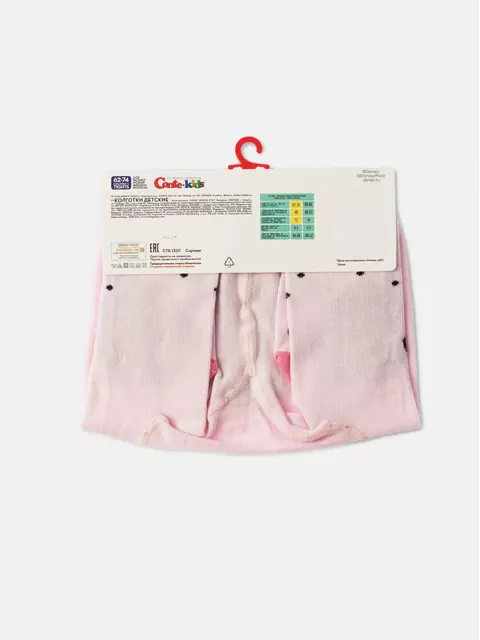 Колготки детские conte-kids ©disney 602 светло-розовый, 17С-130СПМ, 62-74 (12), CONTE-KIDS,  - 3