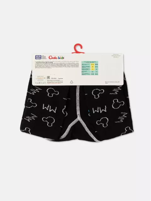 Колготки детские conte-kids ©disney 601 черный-бирюза, 17С-130СПМ, 62-74 (12), CONTE-KIDS,  - 4