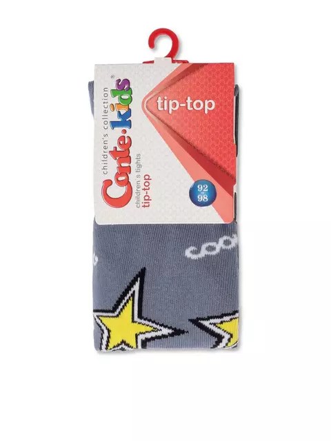 Колготки детские хлопковые conte-kids tip-top 552 темно-серый, 4С-02СП, 92-98 (14), CONTE-KIDS,  - 2