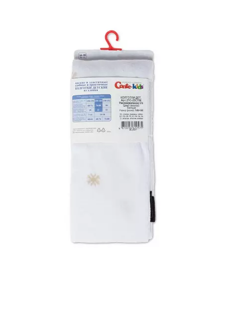 Колготки детские conte-kids с рисунками героев ©disney frozen 576 белый, 21С-25СПМ, 140-146 (22), CONTE-KIDS,  - 3