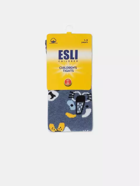 Колготки детские esli 596 темный джинс, 21С-72СПЕ, 80-86 (14), ESLI,  - 2