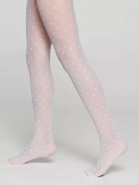 Колготки детские нарядные conte anabel bianco, 16С-46СП, 116-122, CONTE ELEGANT,  - 4