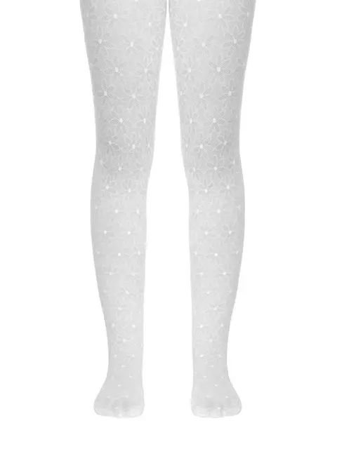 Колготки детские нарядные conte jasmine bianco, 16С-48СП, 104-110, CONTE ELEGANT,  - 2