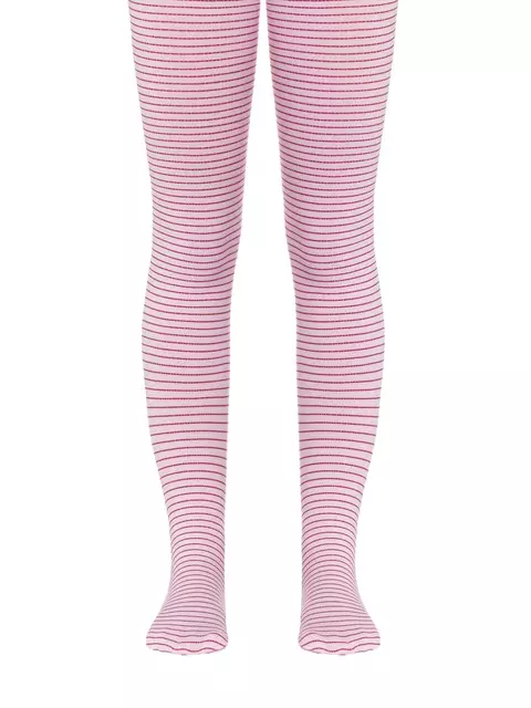 Колготки детские нарядные conte marcia bordo-light pink, 16С-52СП, 140-146, CONTE ELEGANT,  - 1