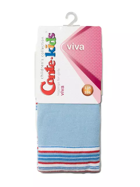 Леггинсы для девочек conte-kids viva 007 голубой, 6С-14СП, 128-134, CONTE-KIDS,  - 2