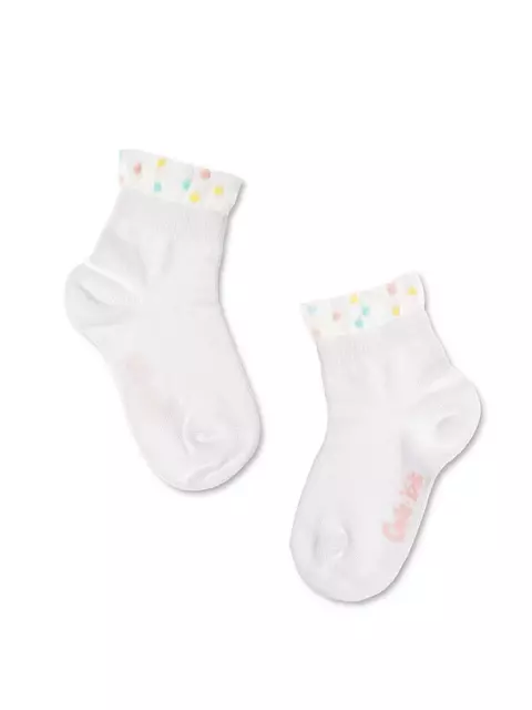 Короткие детские носки с воздушным пикотом tip-top 540 белый, 20С-86СП, 12, CONTE-KIDS,  - 1