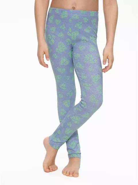 Комплект 2-х предметный для девочки (легинсы+легинсы) dilly denim-green, 17С-422ДТСП, 104,110-56, CONTE-KIDS,  - 3
