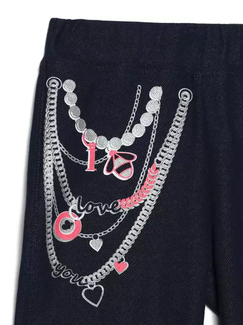 Леггинсы для девочек conte elegant джеггинсы с оригинальным рисунком "цепочки" punk fun marino, 18С-571ДТСП, 98,104-52, CONTE ELEGANT,  - 5