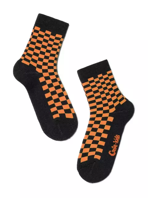 Теплые махровые детские носки sof-tiki 226 оранжевый, , 18, CONTE-KIDS, - 1