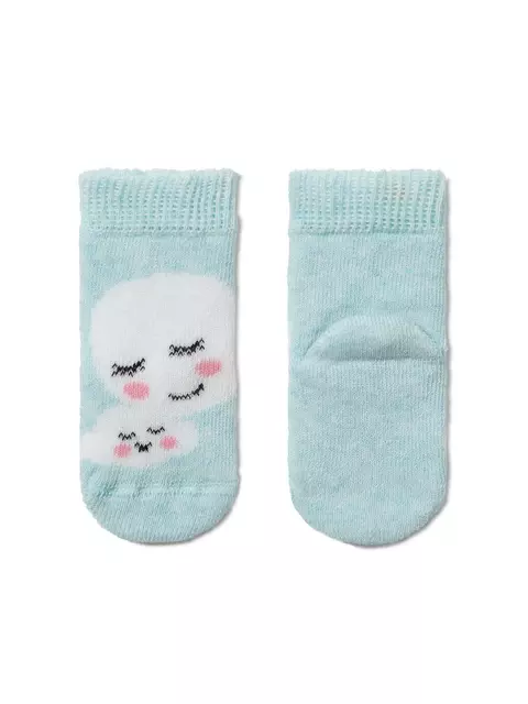 Махровые носки sof-tiki для малышей 413 бледно-бирюзовый, 7С-46СП, 8, CONTE-KIDS,  - 1