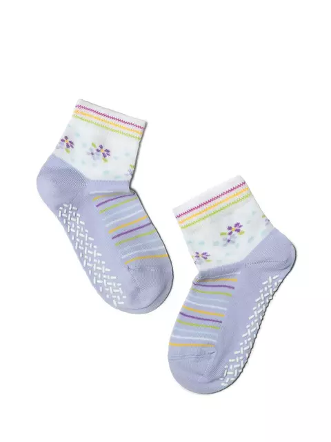 Носки детские tip-top (антискользящие) 253 бледно-фиолетовый, 7С-54СП, 14, CONTE-KIDS,  - 1