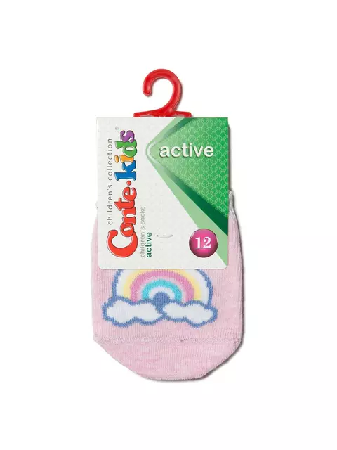 Носки детские active (ультракороткие) 328 cветло-розовый, 17С-87СП, 14, CONTE-KIDS,  - 2