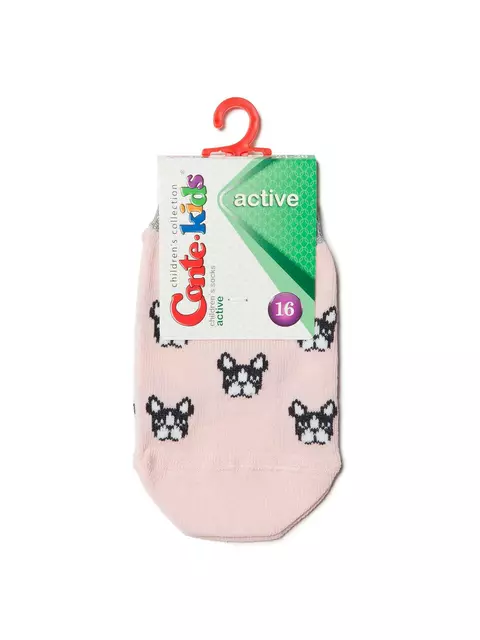 Носки детские conte-kids active (ультракороткие) 331 cветло-розовый, 17С-87СП, 16, CONTE-KIDS,  - 2