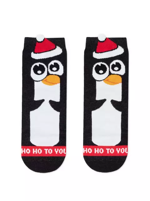 Новогодние детские носки new year 650 черный, 21С-63СП, 16-18, CONTE-KIDS,  - 2